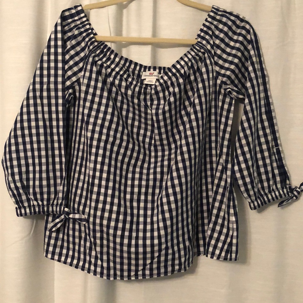 Vineyard Vines - Sea Breeze Off the Shoulder Top
